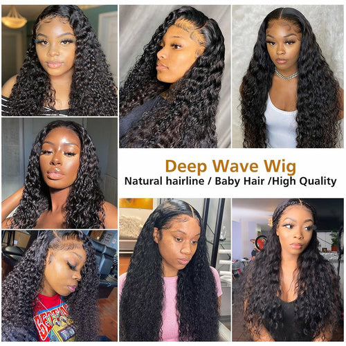 Luxury Deep Wave HD Lace Wig